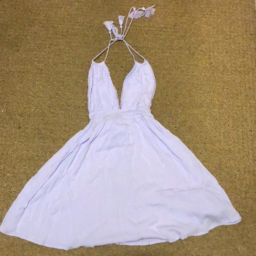 Lavender Halter Dress